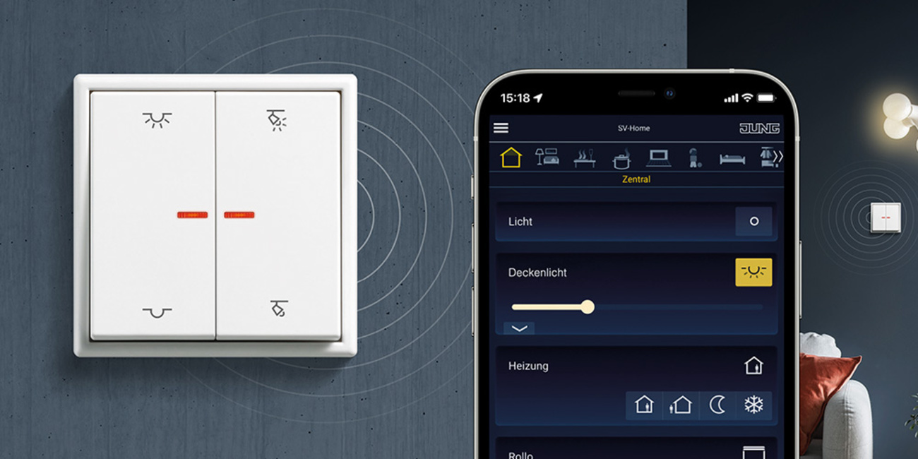 KNX RF Taster bei Elektrotechnik Sauer in Dettelbach